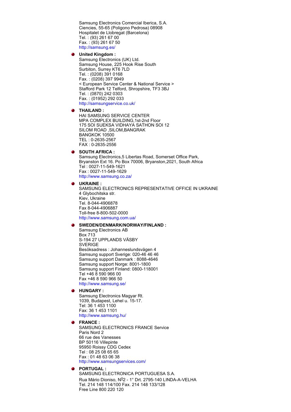 Samsung CF21MSBU-XBM User Manual | Page 48 / 58