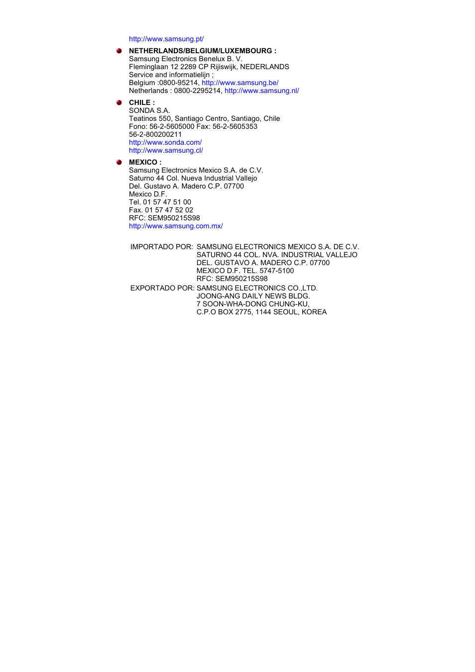 Samsung CF21MSBU-XBM User Manual | Page 49 / 58
