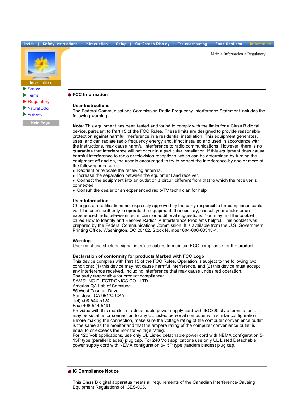 Samsung CF21MSBU-XBM User Manual | Page 51 / 58