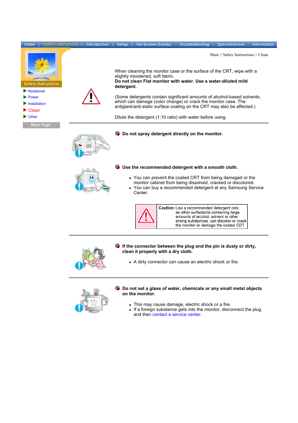 Samsung CF21MSBU-XBM User Manual | Page 6 / 58