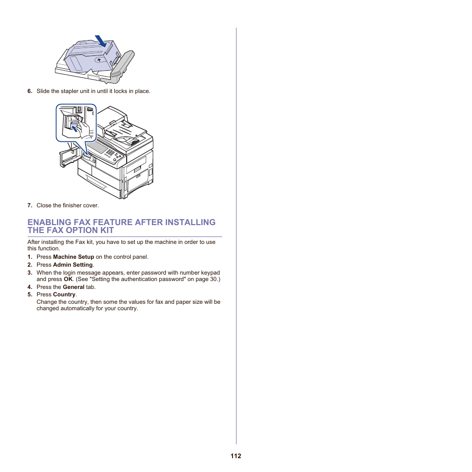 Feature. (see | Samsung SCX-6555N-XBG User Manual | Page 112 / 175