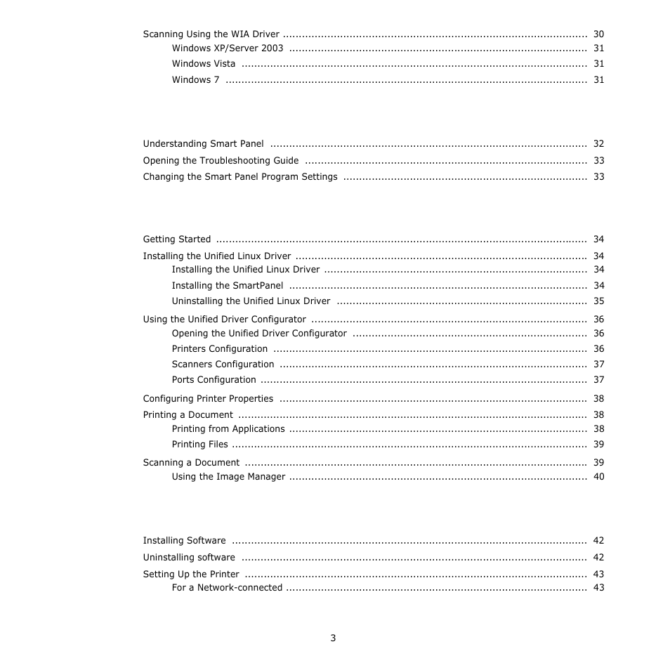Using smart panel, Using your printer in linux, Using your printer with a macintosh | Samsung SCX-6555N-XBG User Manual | Page 129 / 175