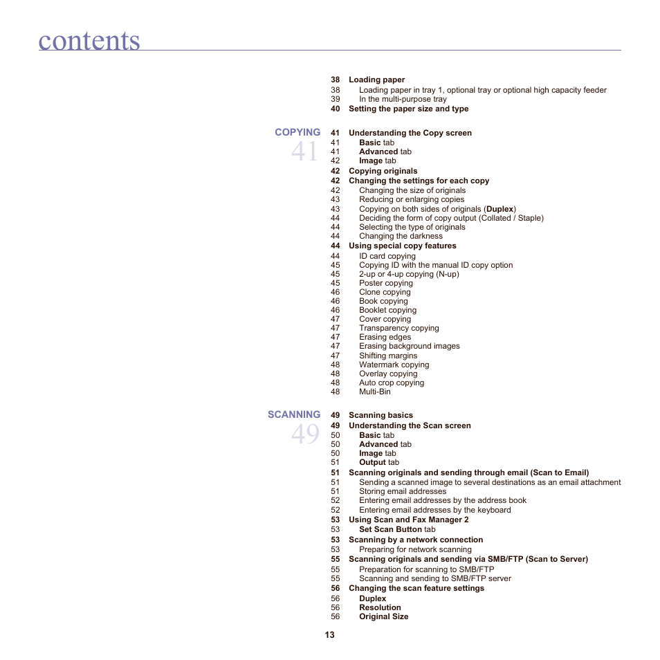Samsung SCX-6555N-XBG User Manual | Page 13 / 175