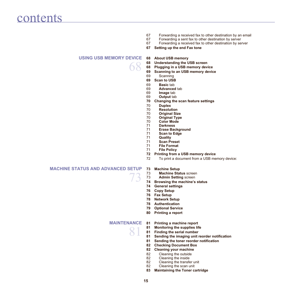 Samsung SCX-6555N-XBG User Manual | Page 15 / 175