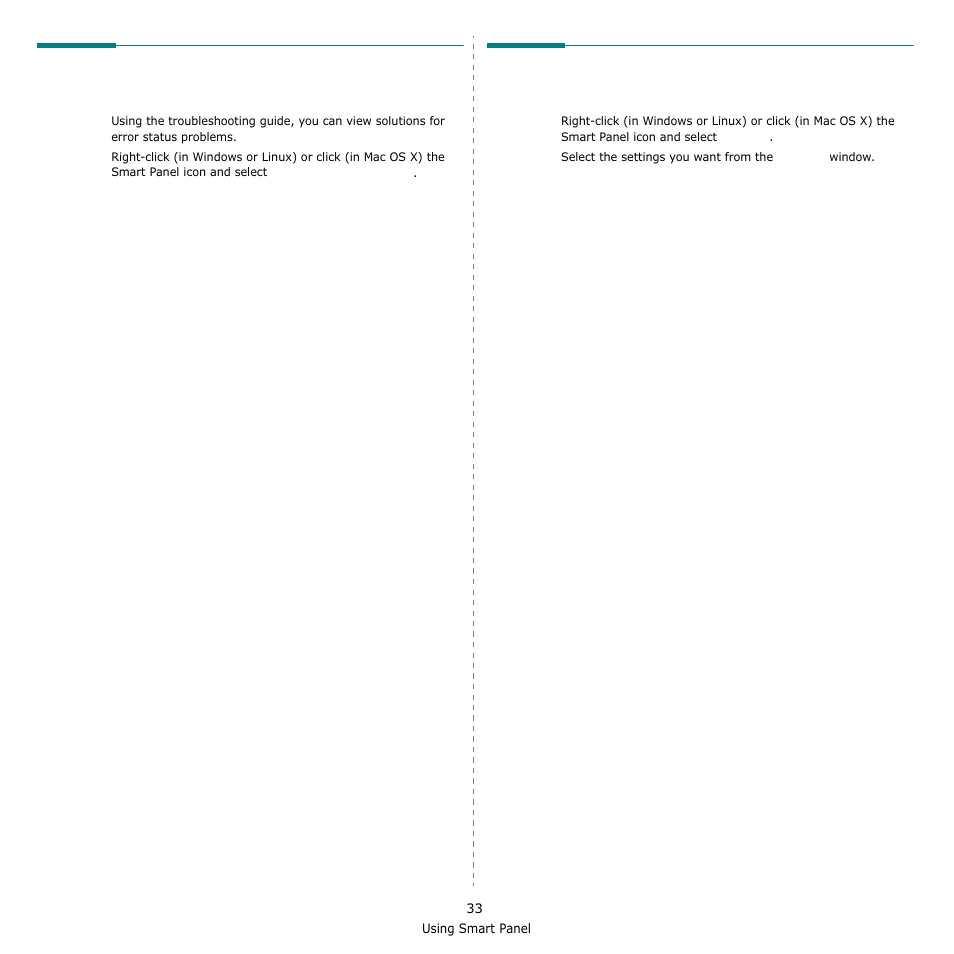 Opening the troubleshooting guide, Changing the smart panel program settings | Samsung SCX-6555N-XBG User Manual | Page 159 / 175