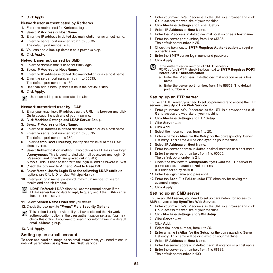Samsung SCX-6555N-XBG User Manual | Page 54 / 175