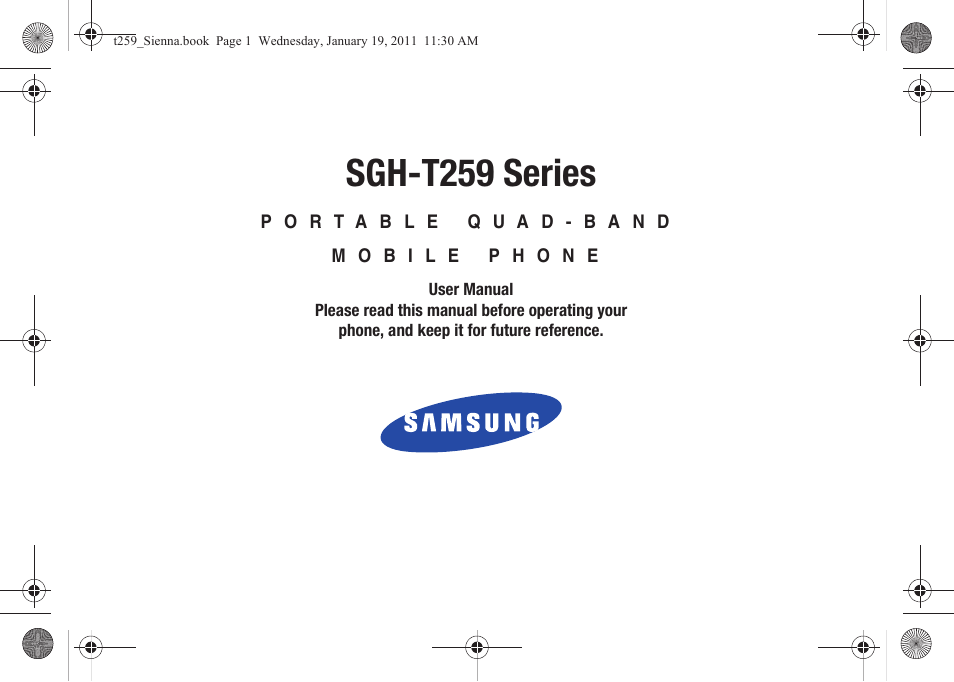 Samsung SGH-T259HBBTMB User Manual | 155 pages