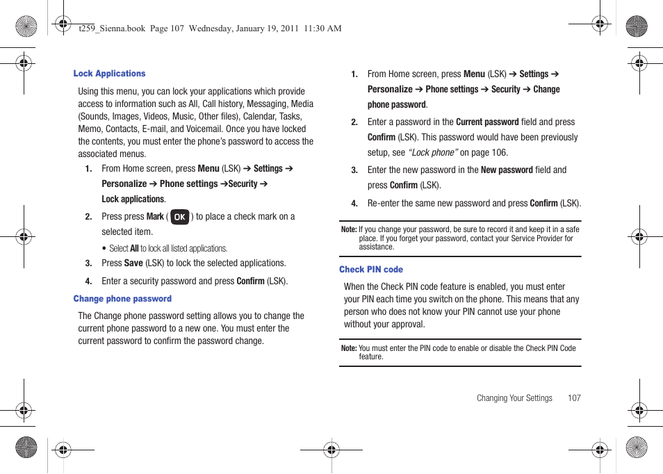 Samsung SGH-T259HBBTMB User Manual | Page 111 / 155