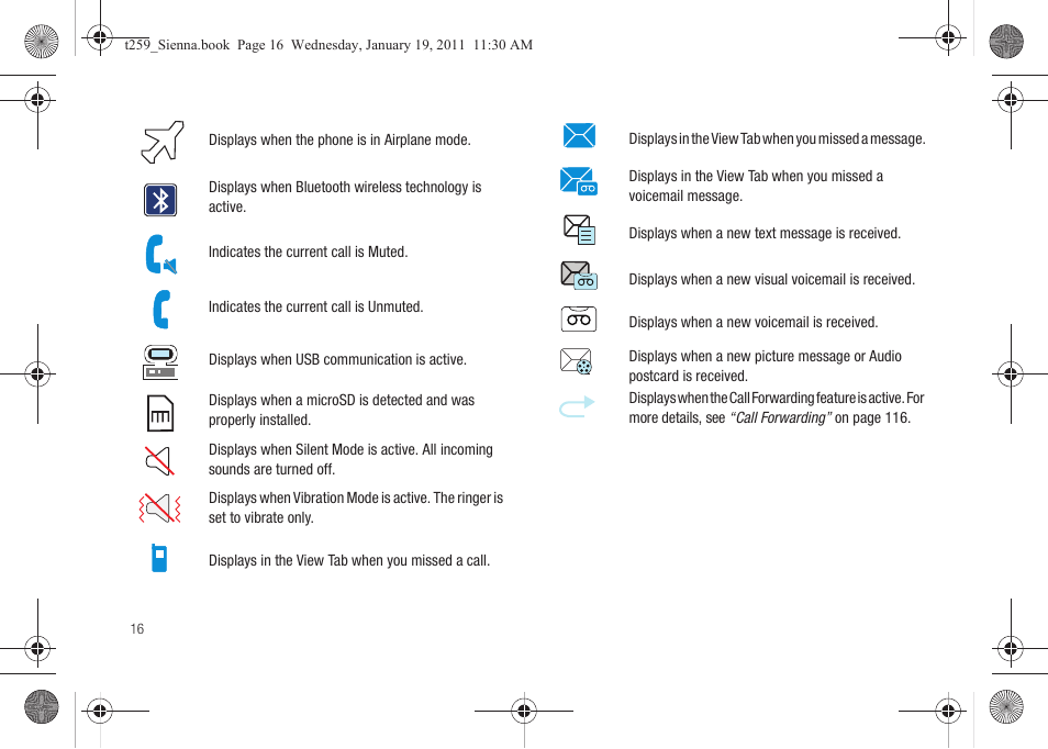 Samsung SGH-T259HBBTMB User Manual | Page 20 / 155