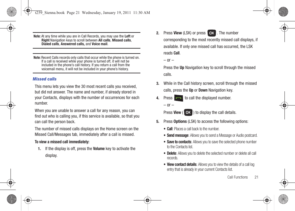 Samsung SGH-T259HBBTMB User Manual | Page 25 / 155