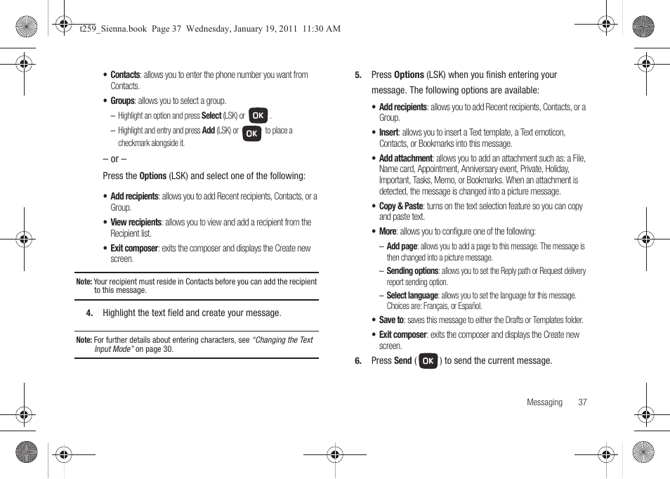 Samsung SGH-T259HBBTMB User Manual | Page 41 / 155