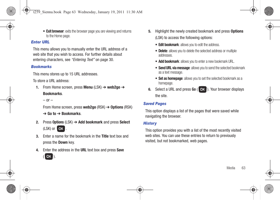 Samsung SGH-T259HBBTMB User Manual | Page 67 / 155