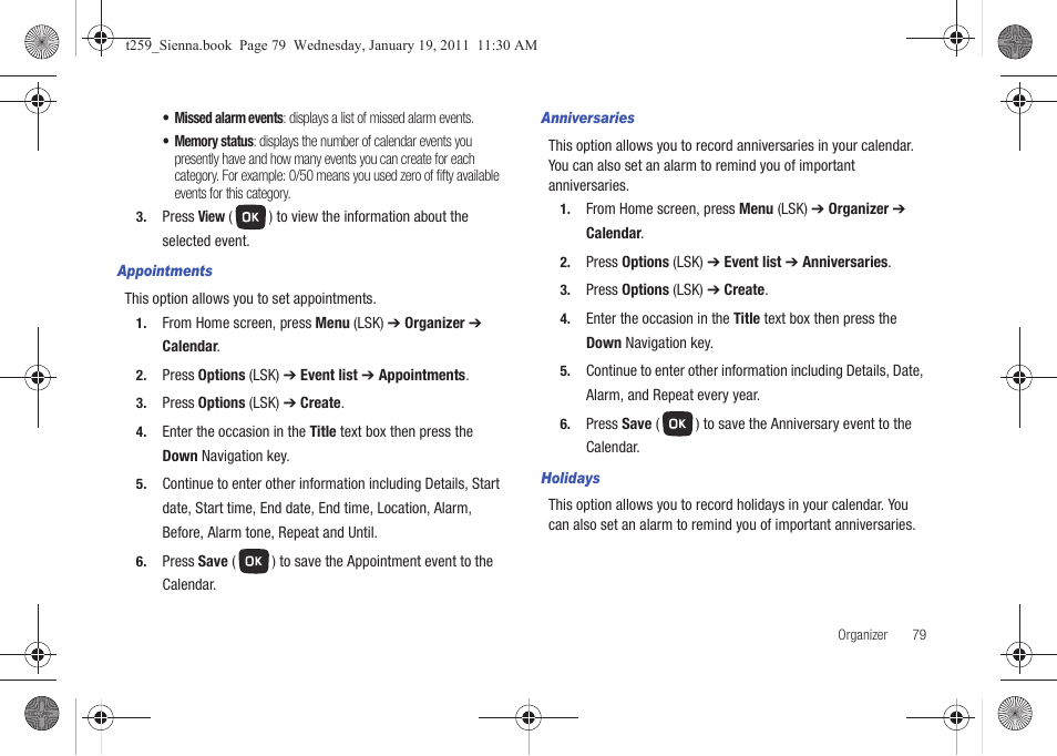 Samsung SGH-T259HBBTMB User Manual | Page 83 / 155