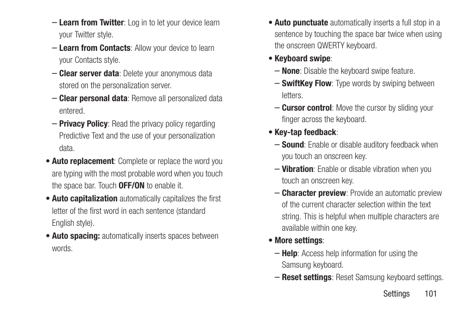 Samsung SM-T537RYKAUSC User Manual | Page 107 / 126