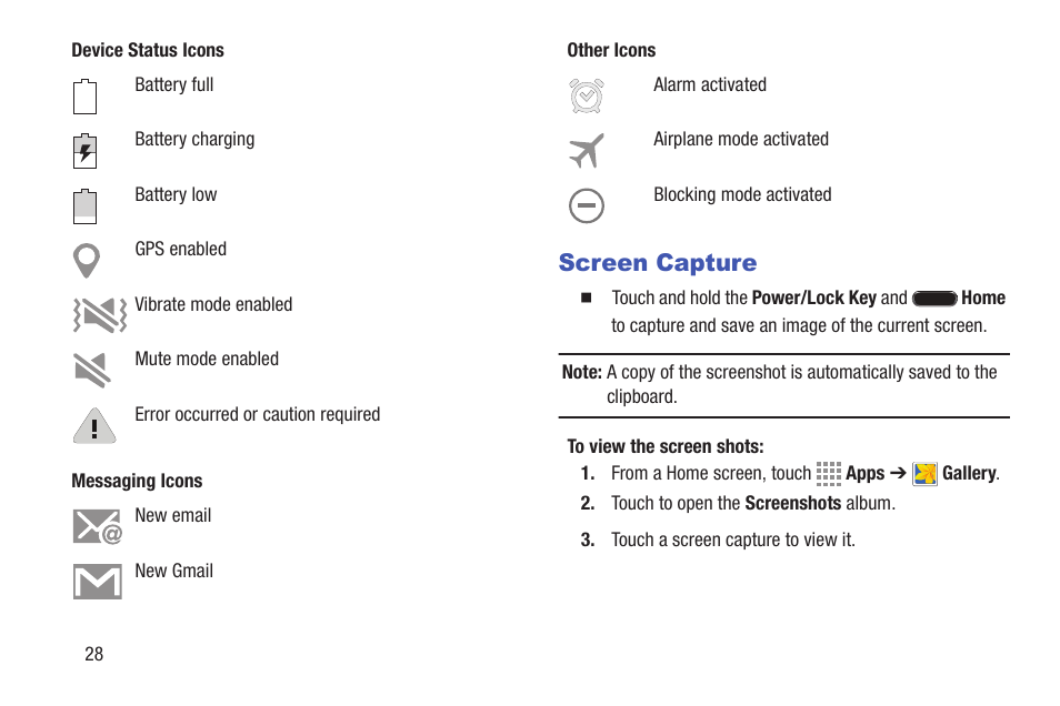 Screen capture | Samsung SM-T537RYKAUSC User Manual | Page 34 / 126