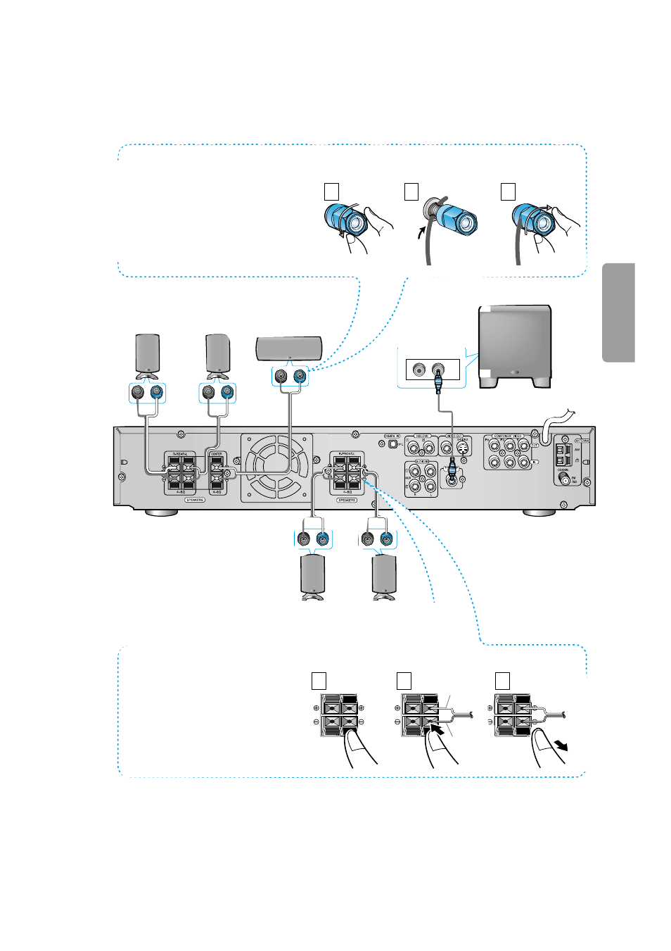 Connections | Samsung HT-SK6 User Manual | Page 14 / 52