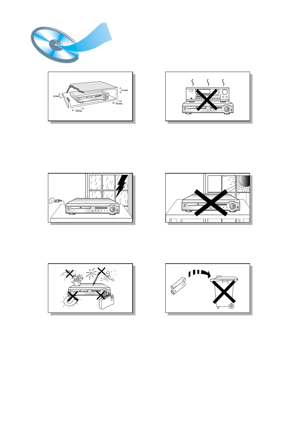 Precautions | Samsung HT-SK6 User Manual | Page 4 / 52