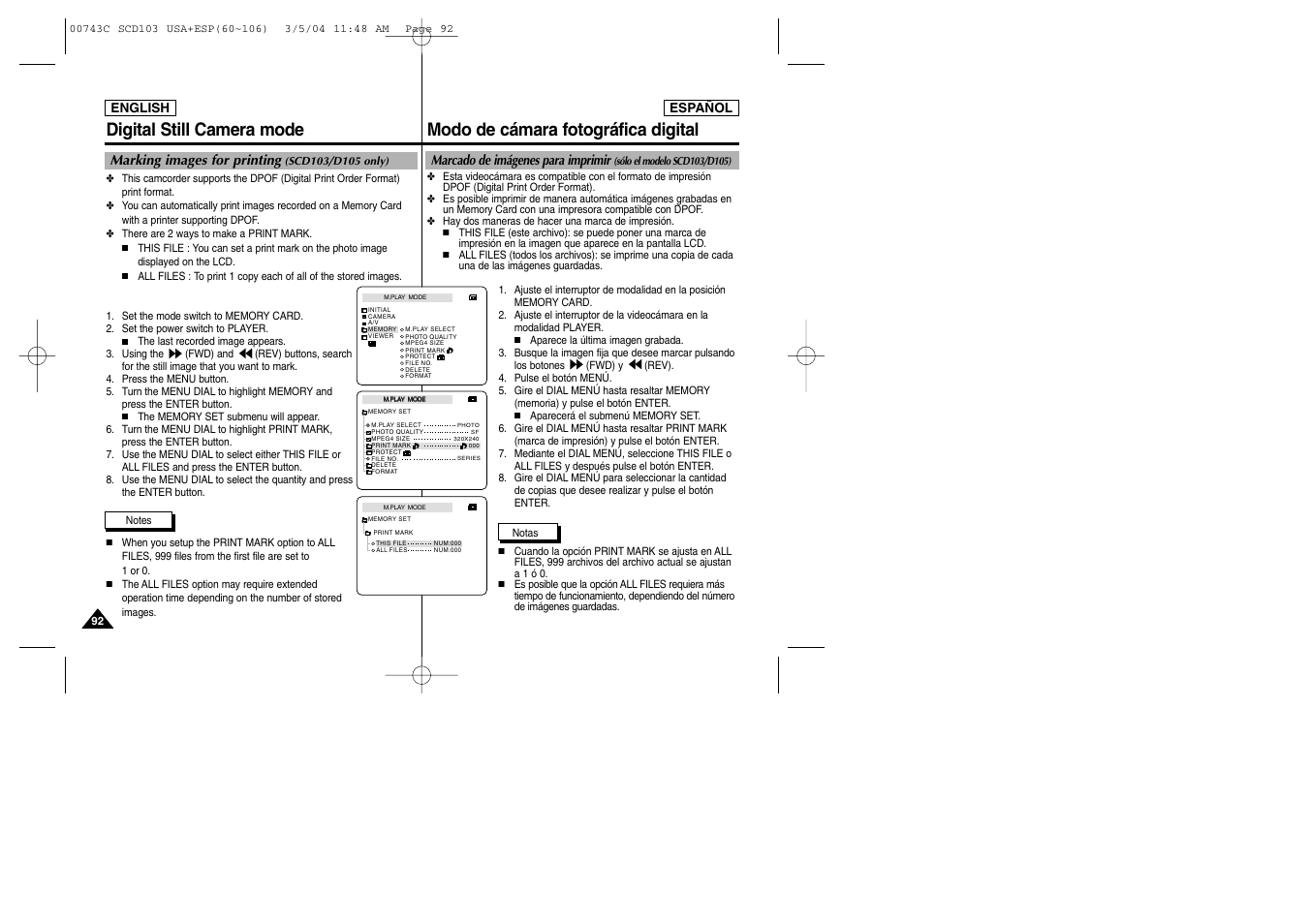 Samsung SC-D105-AFS User Manual | Page 92 / 107