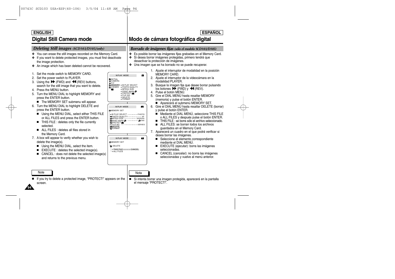 Samsung SC-D105-AFS User Manual | Page 94 / 107