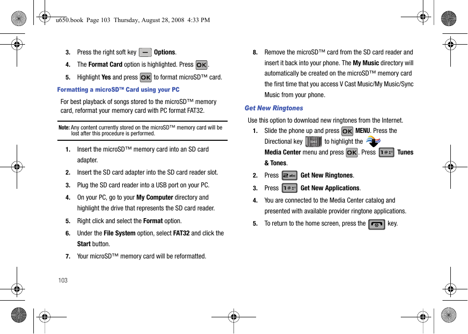 Get new ringtones | Samsung SCH-U650PSAVZW User Manual | Page 106 / 156