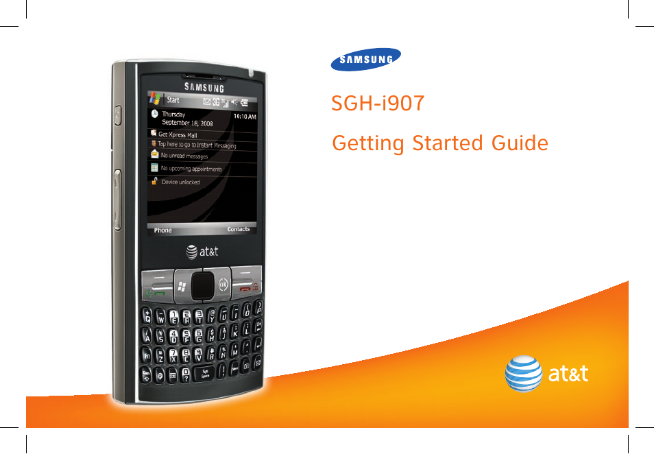 Samsung SGH-I907ZKAATT User Manual | 23 pages