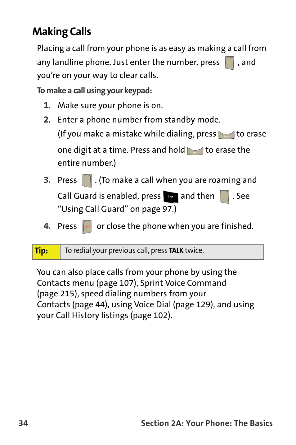 Making calls | Samsung SPH-M300ISASPR User Manual | Page 58 / 268