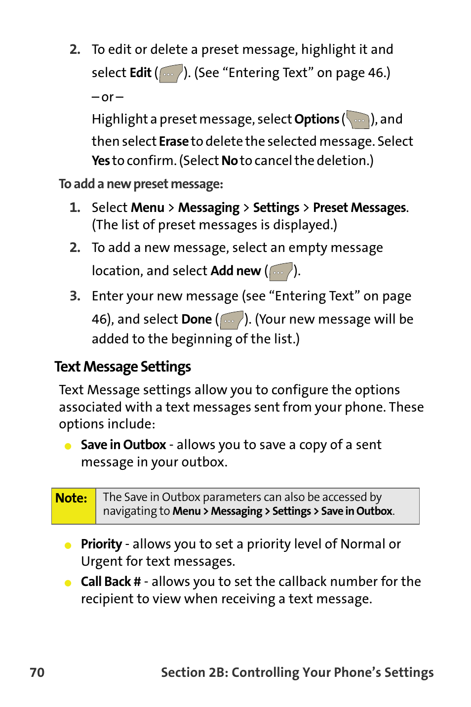 Text message settings | Samsung SPH-M300ISASPR User Manual | Page 94 / 268