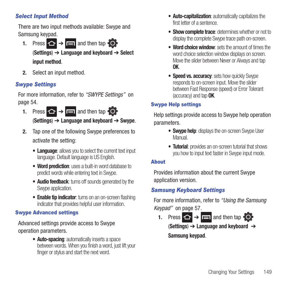 Samsung SGH-T499MAWTMB User Manual | Page 153 / 195