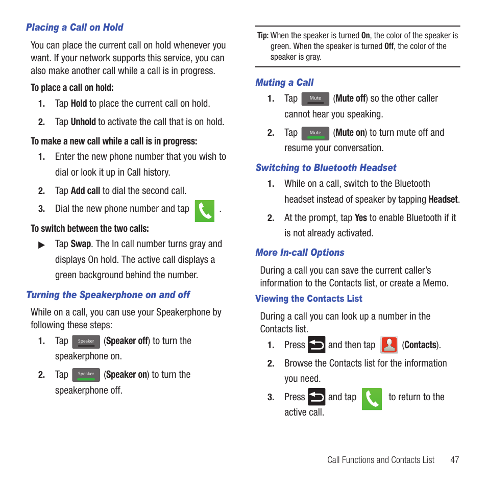 Samsung SGH-T499MAWTMB User Manual | Page 51 / 195