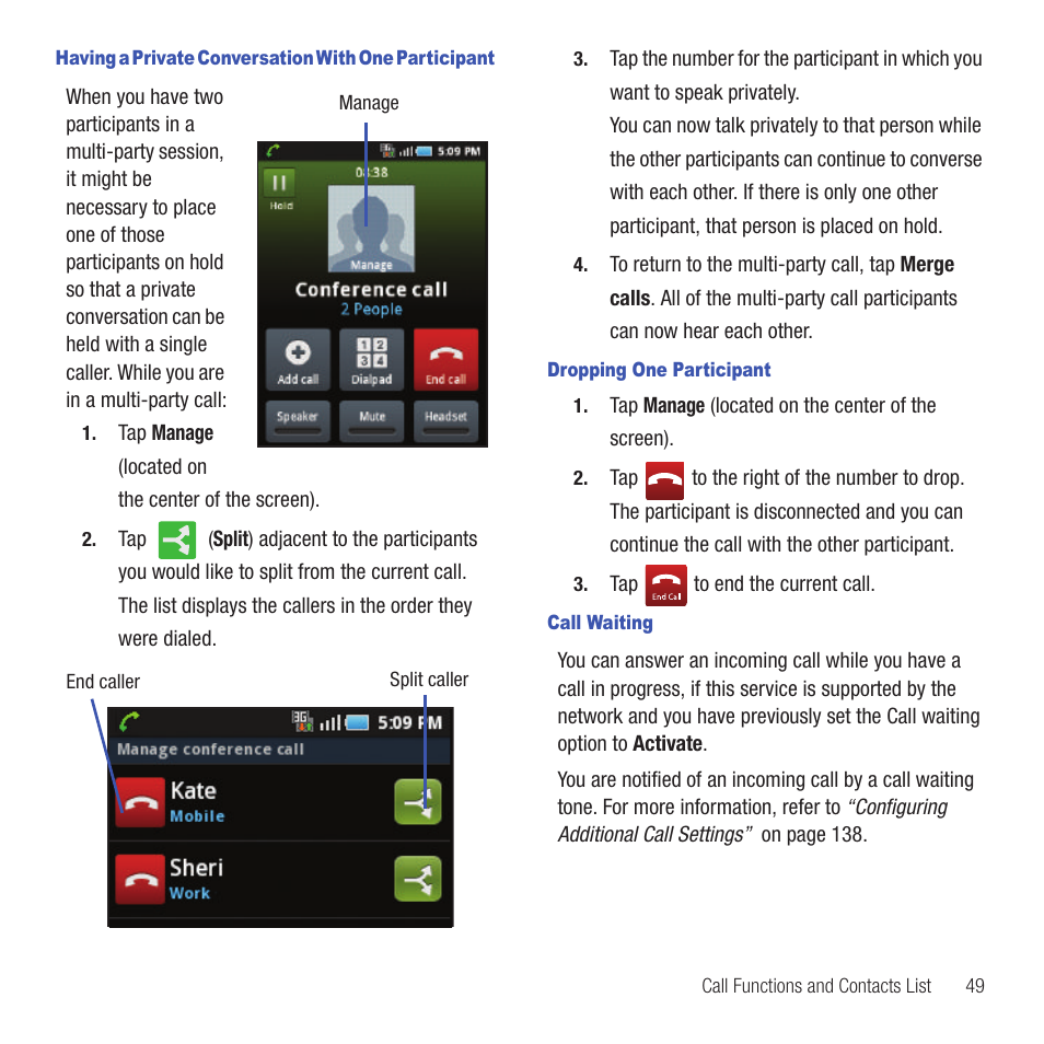 Samsung SGH-T499MAWTMB User Manual | Page 53 / 195