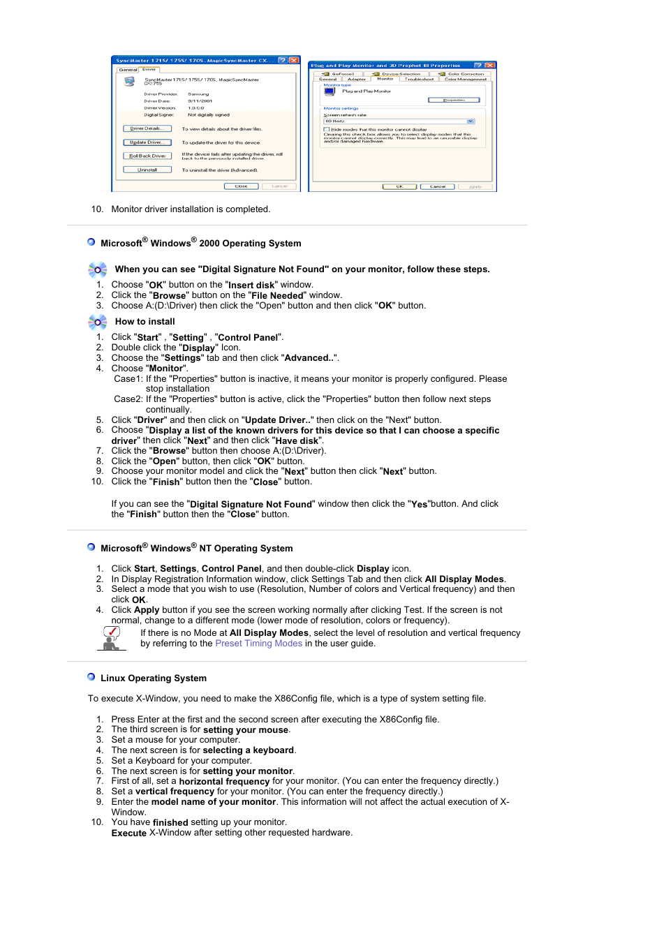 Samsung LS19GSESS-XBM User Manual | Page 17 / 60