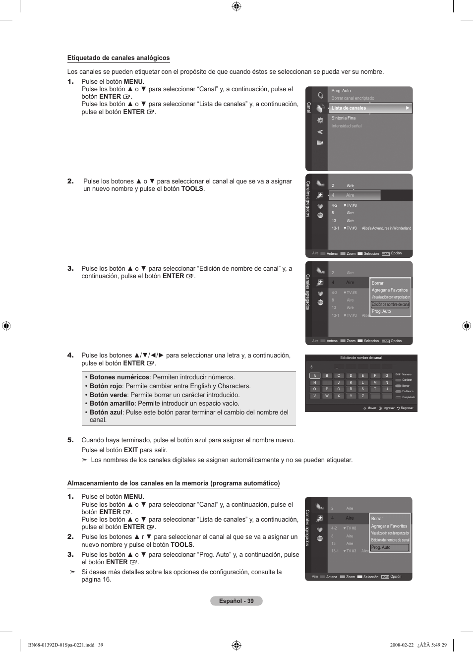 Samsung LN40A530P1FXZA User Manual | Page 125 / 161