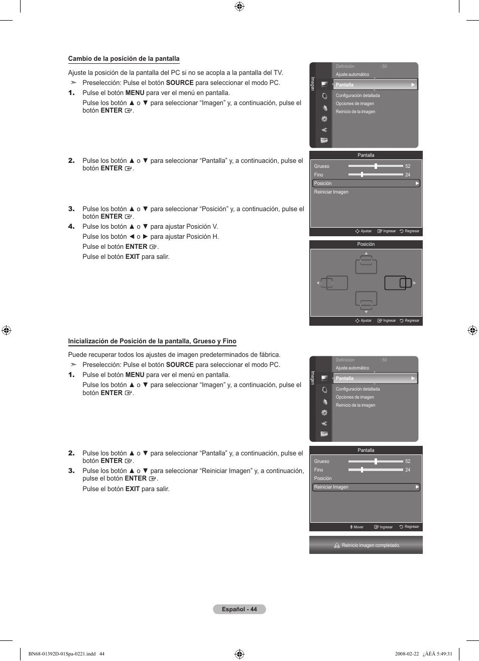 Samsung LN40A530P1FXZA User Manual | Page 130 / 161