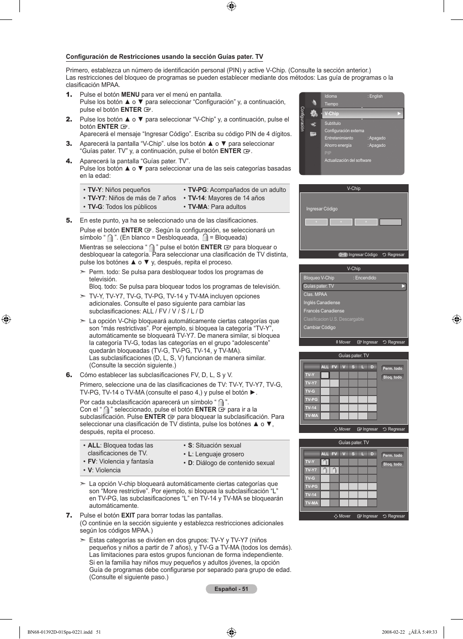 Samsung LN40A530P1FXZA User Manual | Page 137 / 161