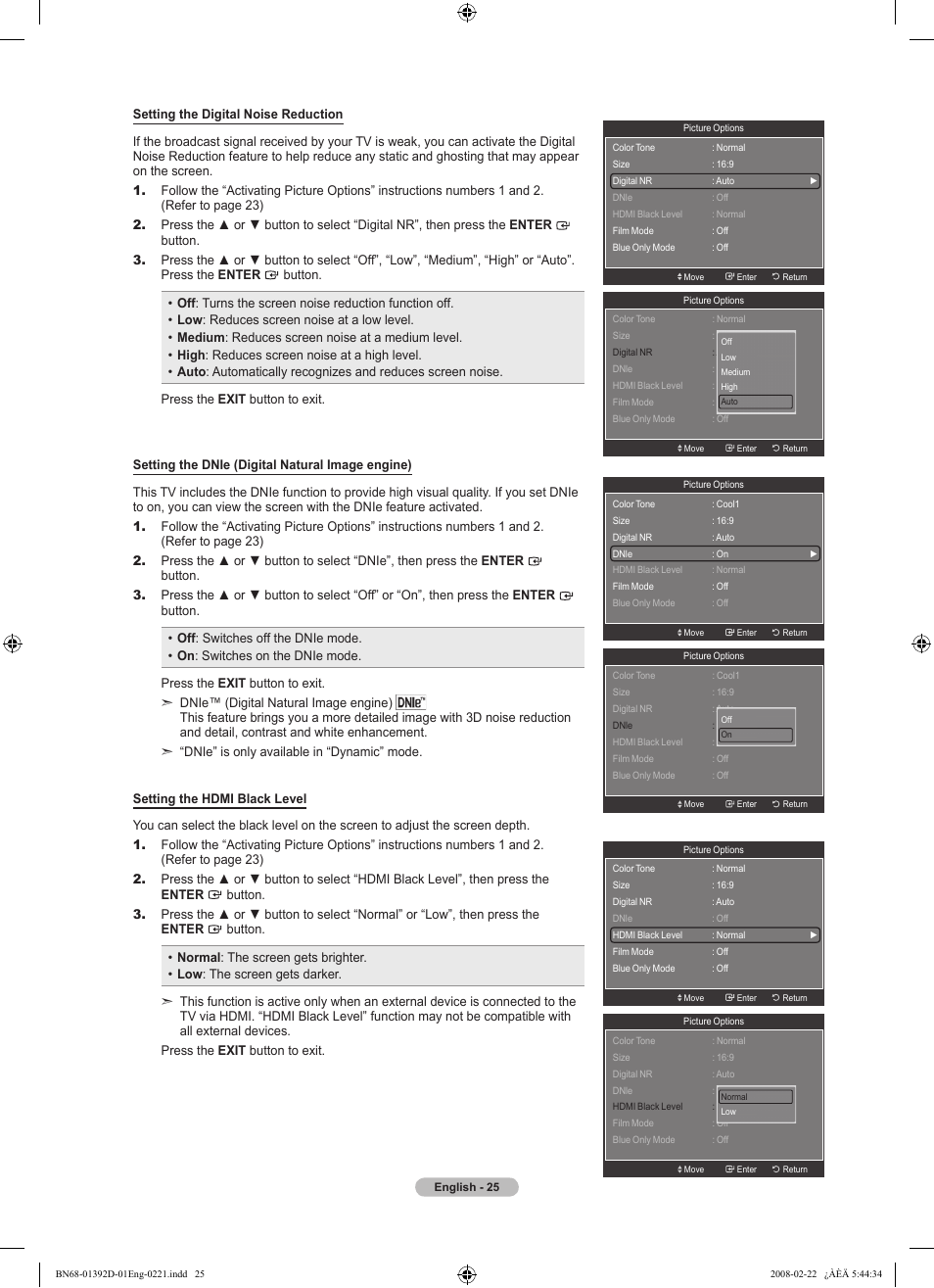 Samsung LN40A530P1FXZA User Manual | Page 27 / 161