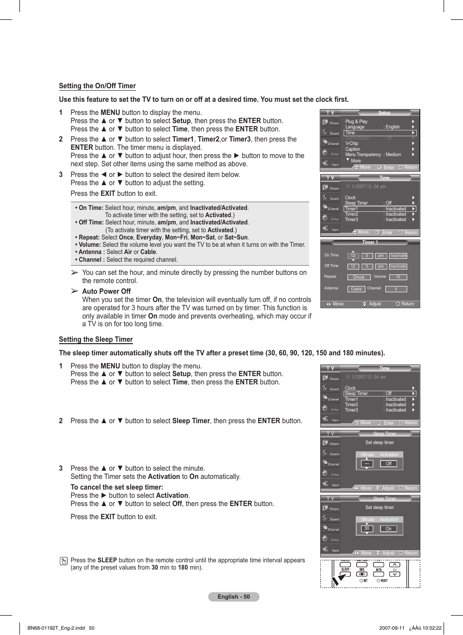 Samsung HPT5044X-XAA User Manual | Page 50 / 72