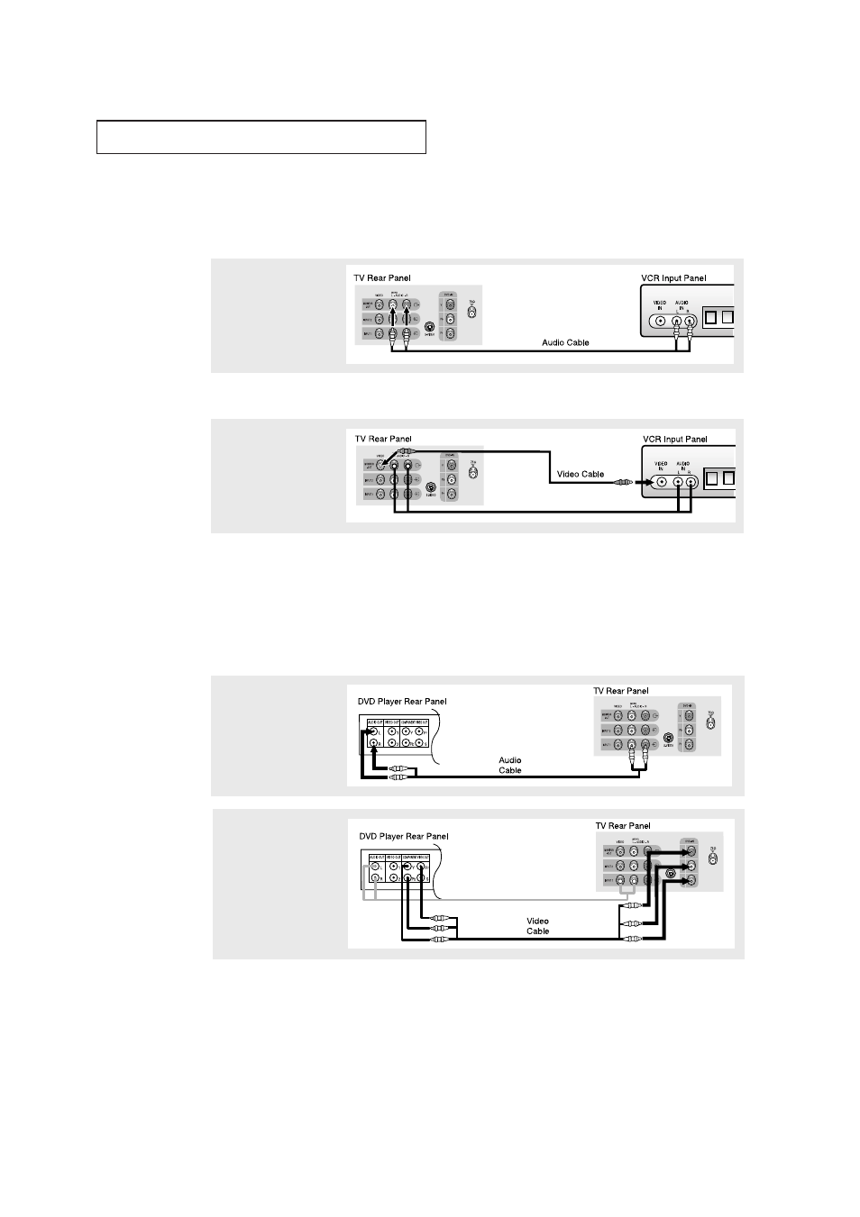 Connecting a dvd player | Samsung TXN2030FBX-XAA User Manual | Page 20 / 58