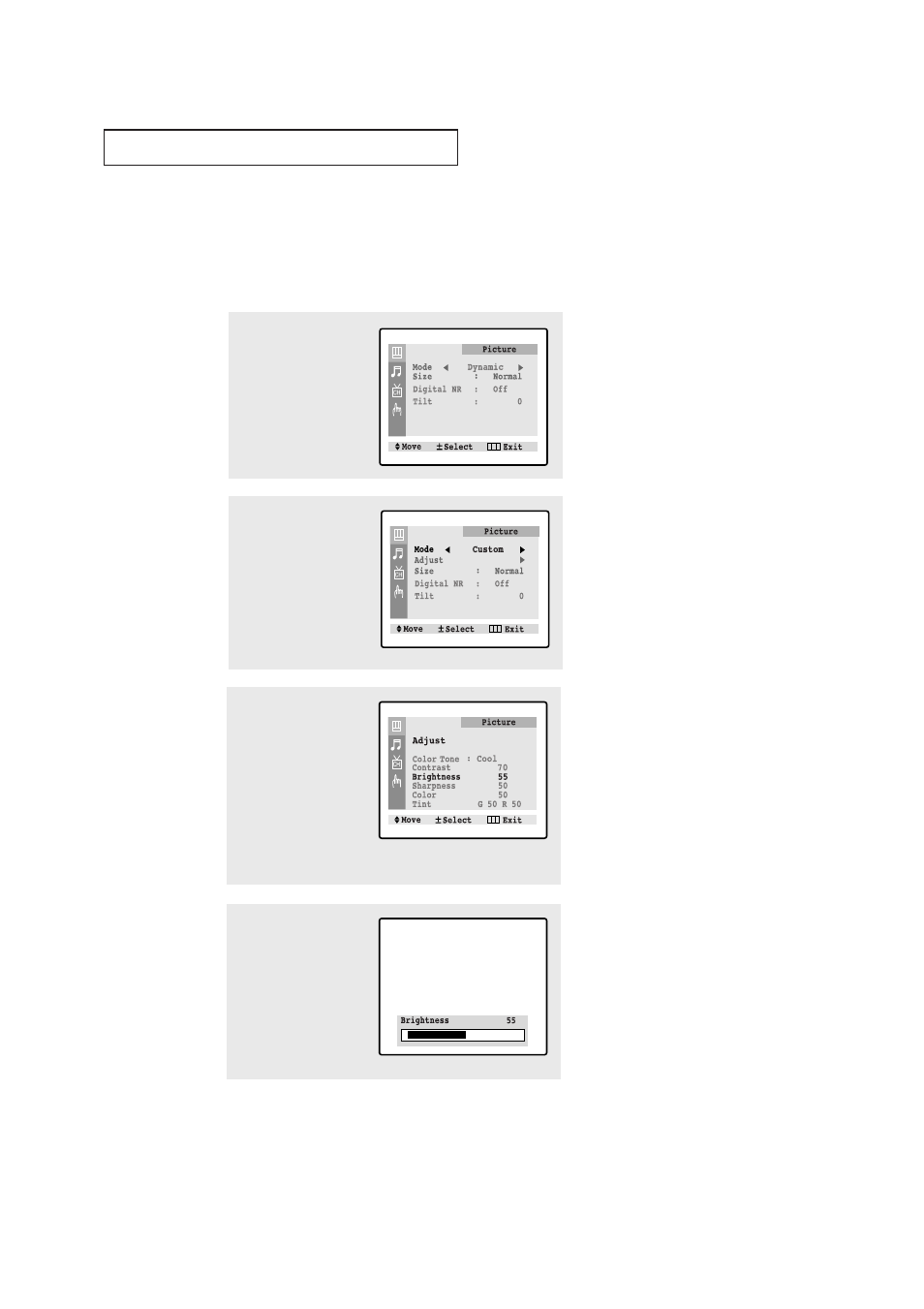 Customizing the picture | Samsung TXN2030FBX-XAA User Manual | Page 33 / 58