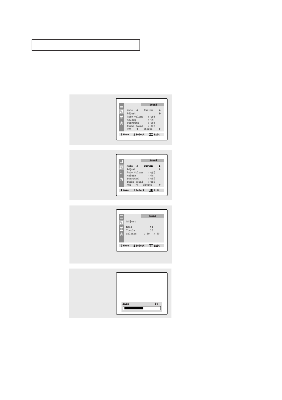 Customizing the sound | Samsung TXN2030FBX-XAA User Manual | Page 35 / 58