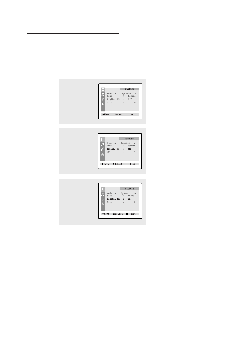 Digital noise reduction | Samsung TXN2030FBX-XAA User Manual | Page 44 / 58