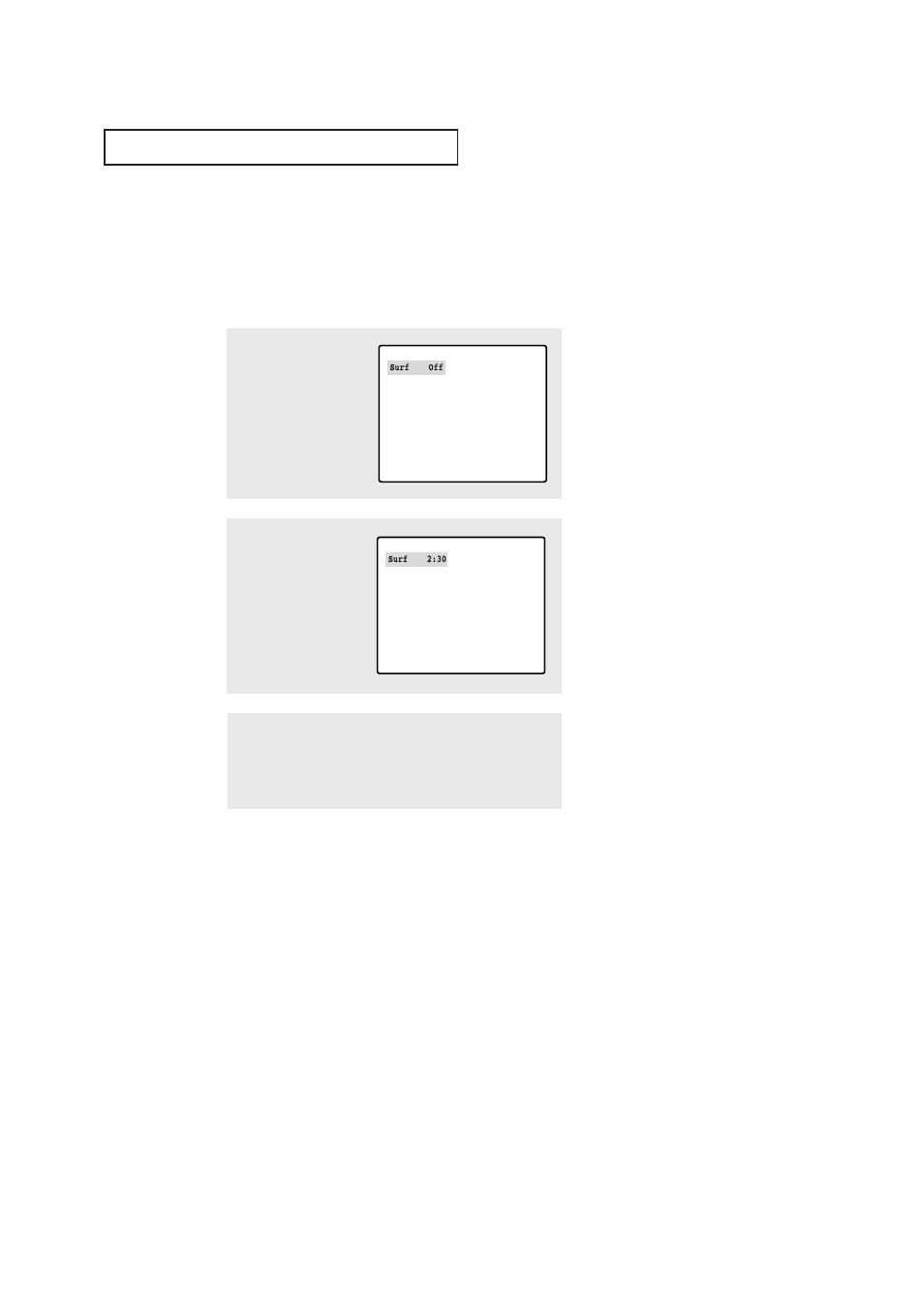 Using the surf feature | Samsung TXN2030FBX-XAA User Manual | Page 46 / 58