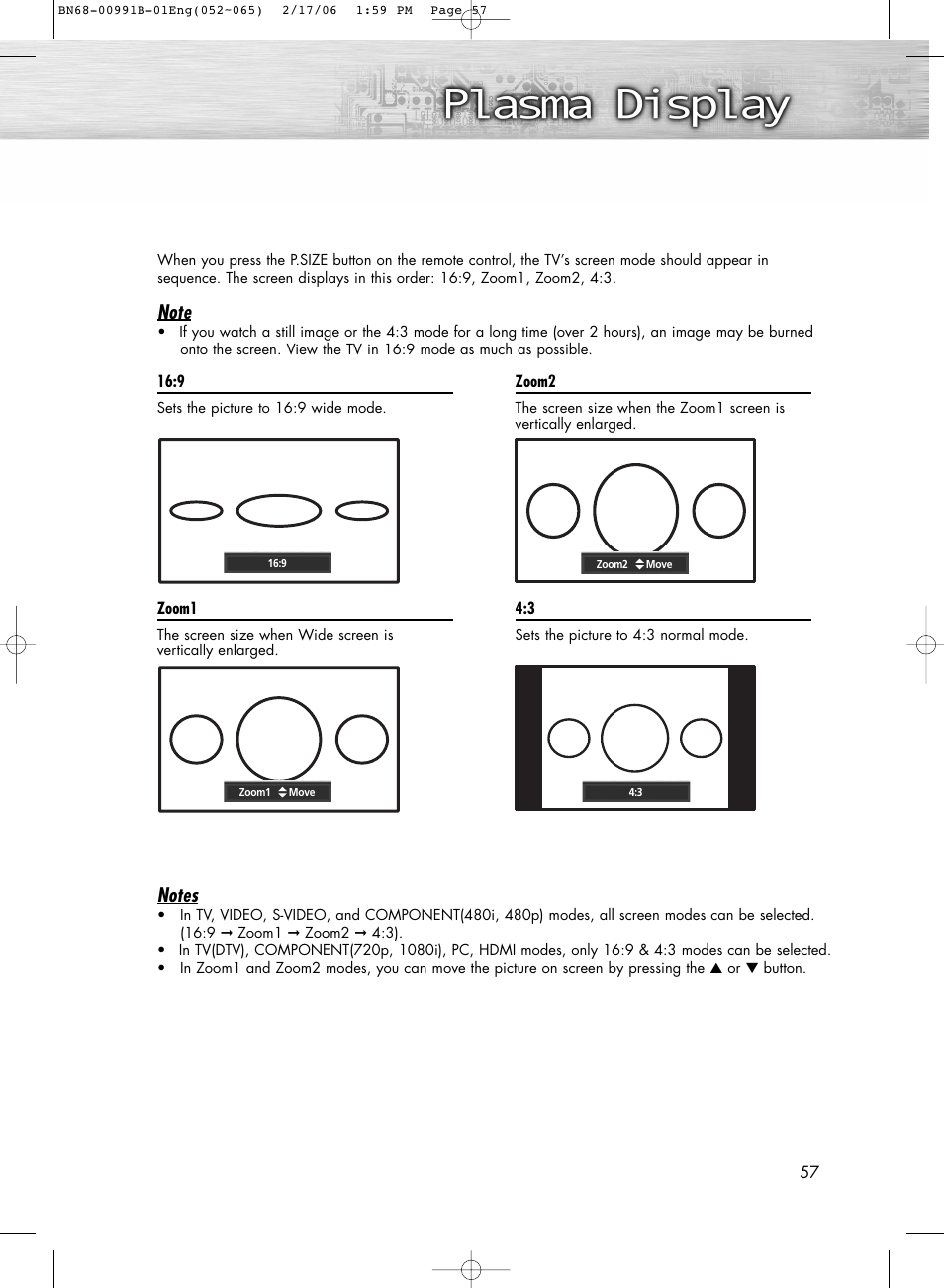 Samsung HPS4253X-XAC User Manual | Page 57 / 144