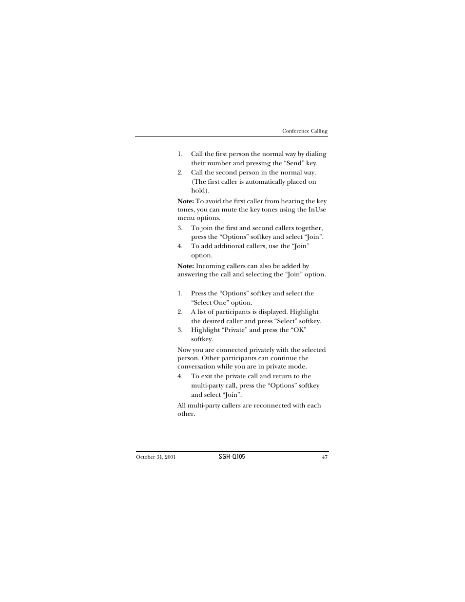 Samsung SWGQ105SV-XAR User Manual | Page 47 / 118