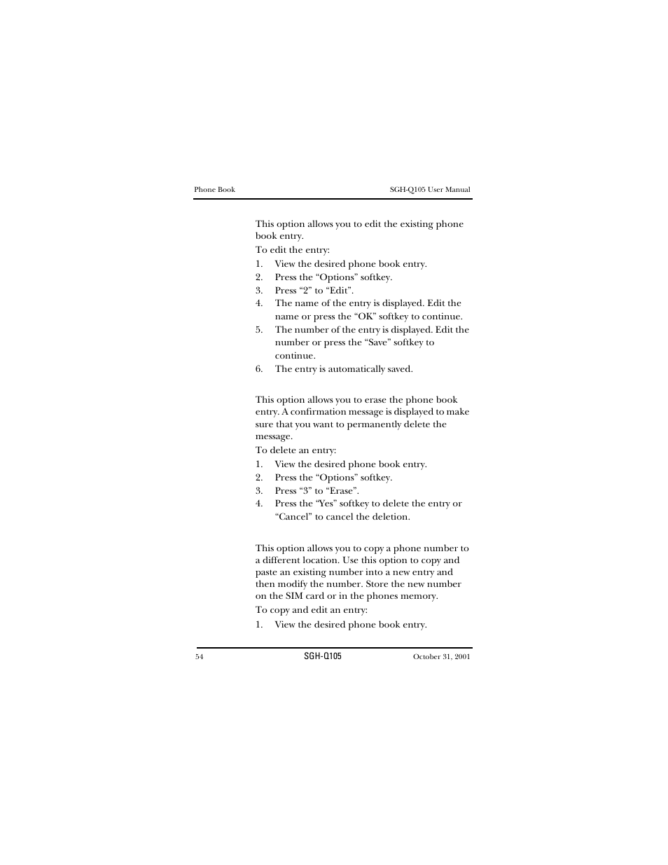 Samsung SWGQ105SV-XAR User Manual | Page 54 / 118