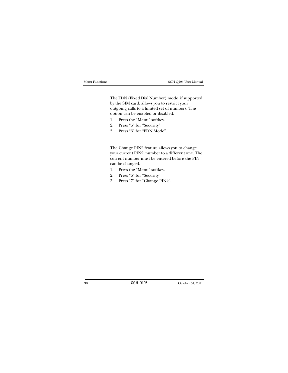 Samsung SWGQ105SV-XAR User Manual | Page 90 / 118