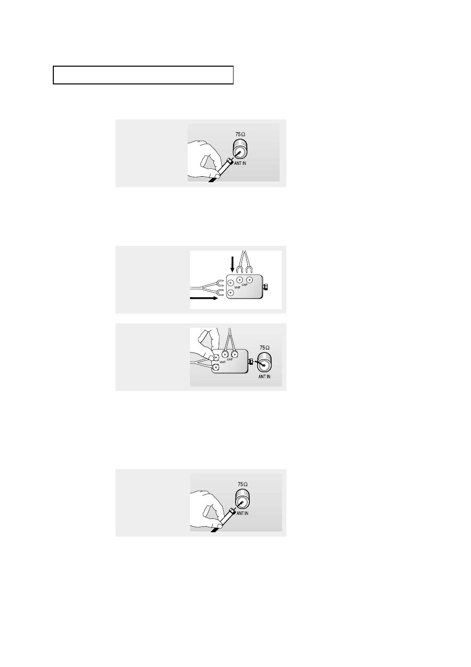 Connecting cable tv | Samsung TXM3298HFX-XAA User Manual | Page 17 / 74