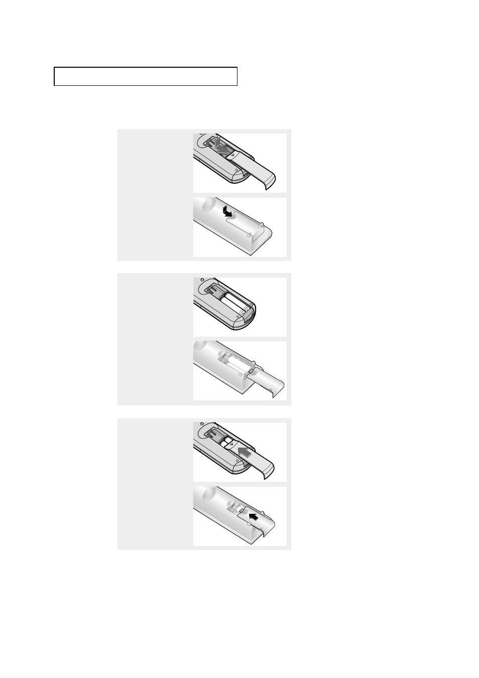 Installing batteries in the remote control | Samsung TXM3298HFX-XAA User Manual | Page 25 / 74