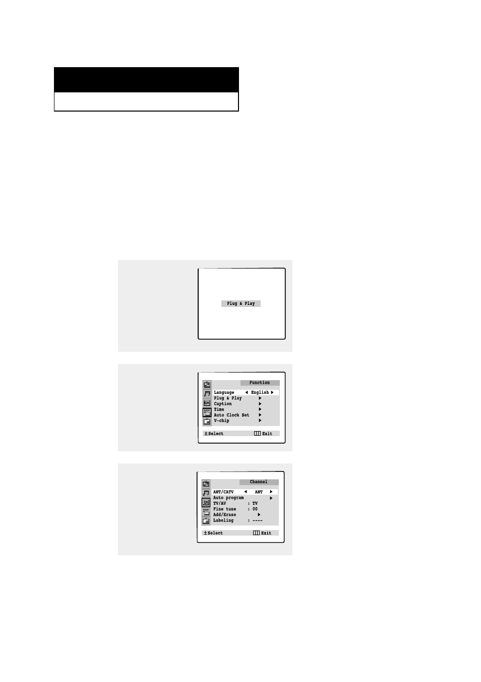 Turning the tv on and off, Plug & play feature | Samsung TXM3298HFX-XAA User Manual | Page 26 / 74