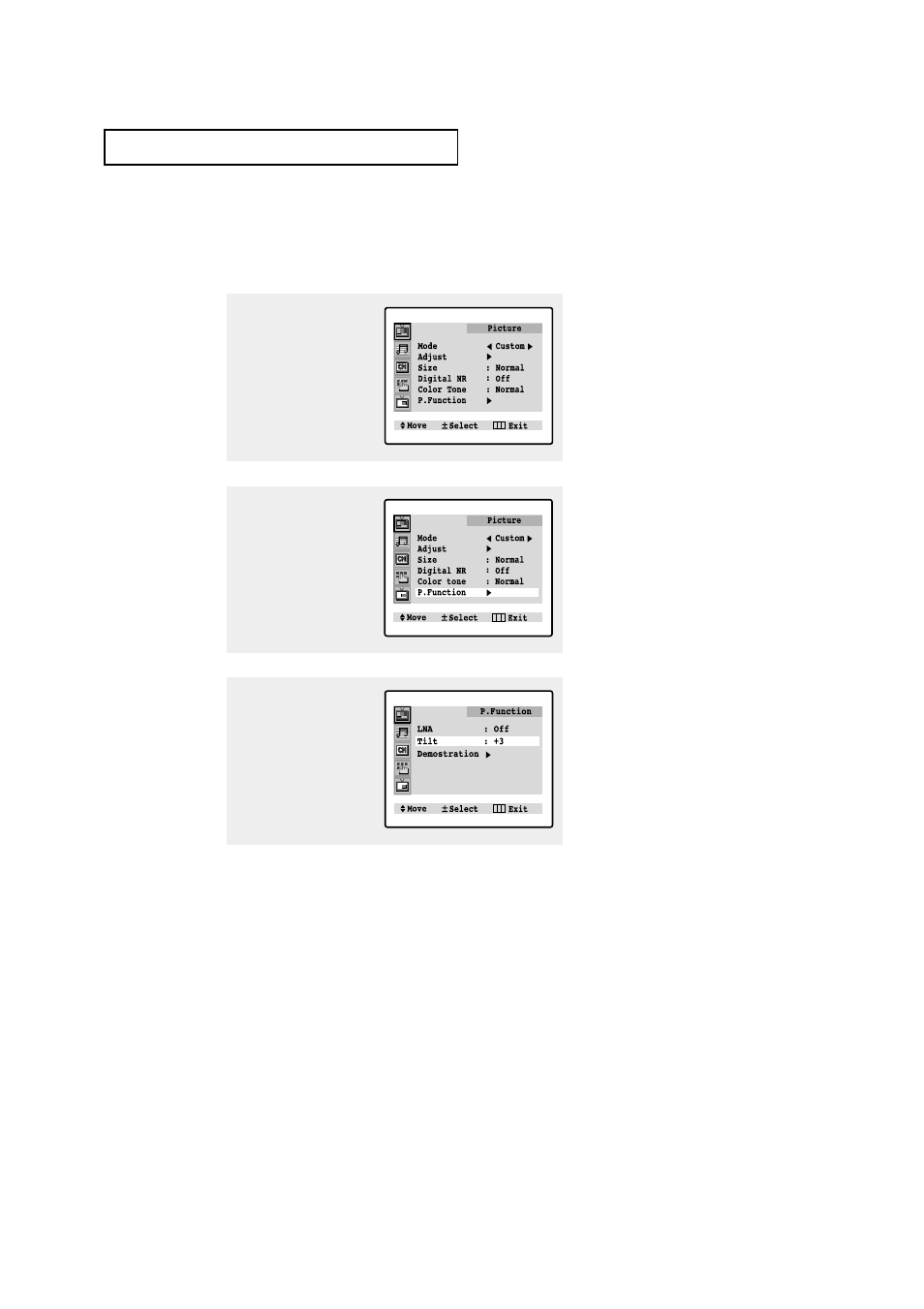 Tilt | Samsung TXM3298HFX-XAA User Manual | Page 48 / 74