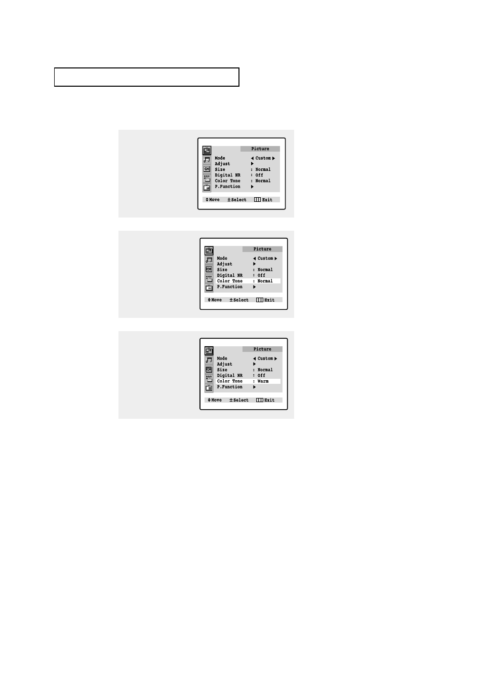 Changing the color tone | Samsung TXM3298HFX-XAA User Manual | Page 51 / 74